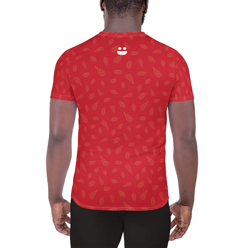 Men's Athletic Tee - Strawberry - Image 3